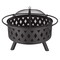 Pure Garden 32-Inch Wood Burning Fire Pit, Black 50-105 - alternate 2